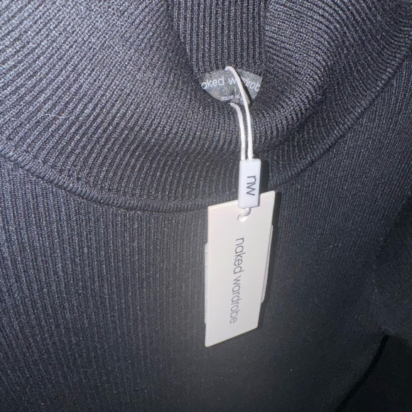 Naked Wardrobe Back Corset Rib Sweater Dress - Picture 5 of 11